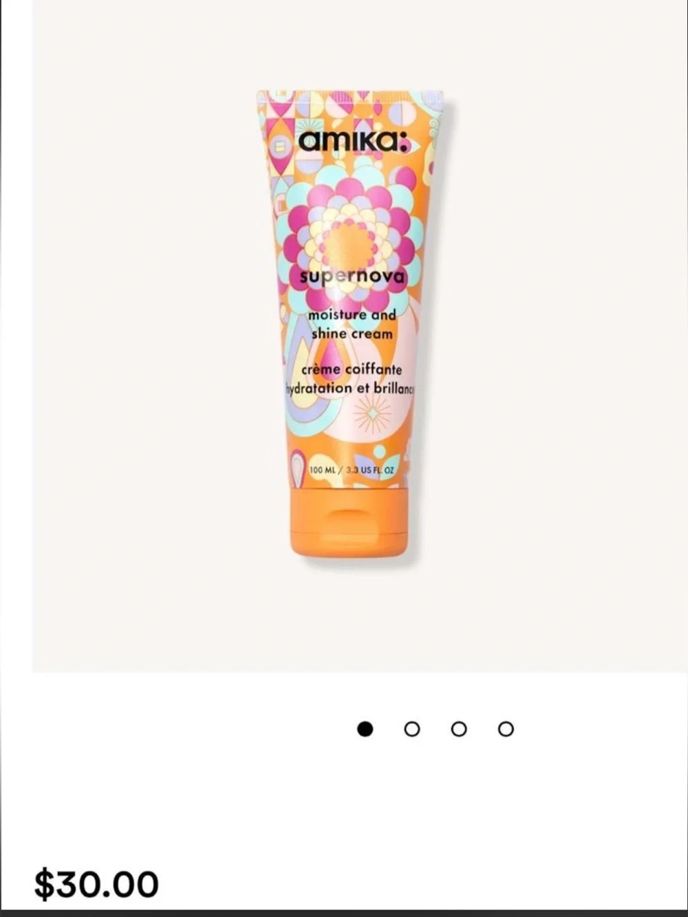 New amika supernova moisture and shine cream.